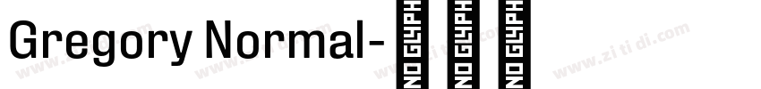 Gregory Normal字体转换